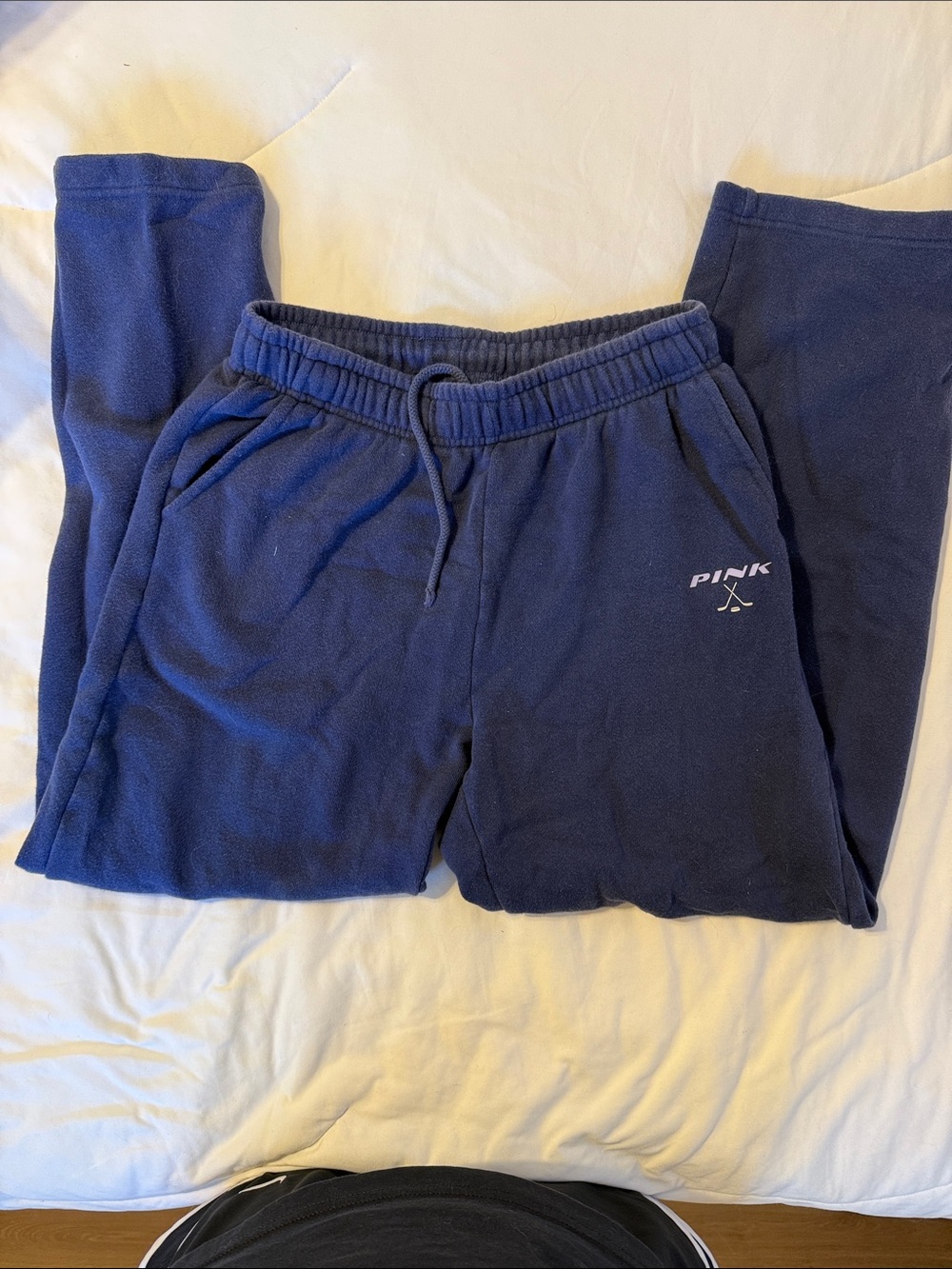 PINK Victoria's Secret Dark Navy Fleece Sweatpants